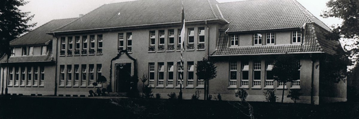 Buterland-skolen i 1929 Buterland-skolens hovedbygning i 1929