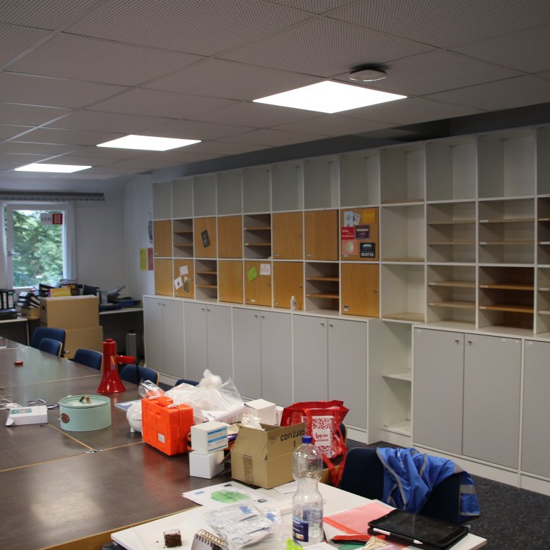 The remains in the old staff room