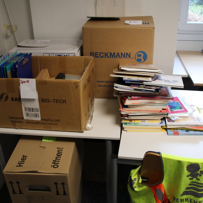 The remains in the old staff room
