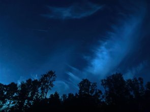 Il cielo notturno sopra Damme