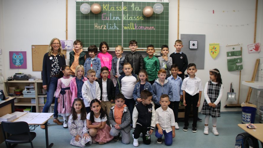 Klass 1a Klass 1a, klasslärare fru Rüschhoff-Nadermann